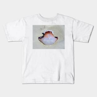 Brown & White Jelly Fish Kids T-Shirt